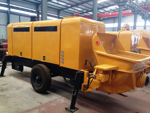 trailer mounted concrete pump china