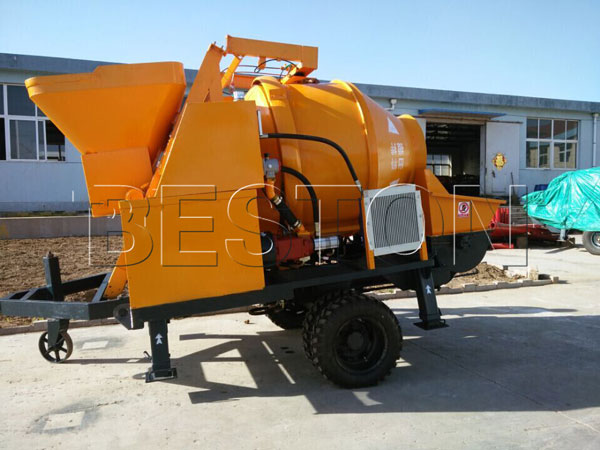 concrete mixer pump