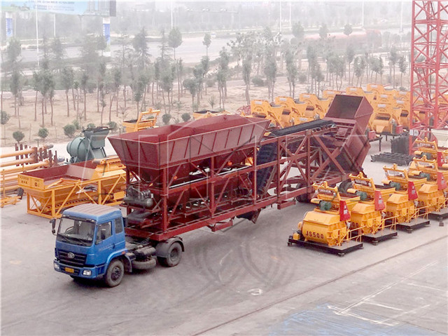 China concrete mixer plant sale