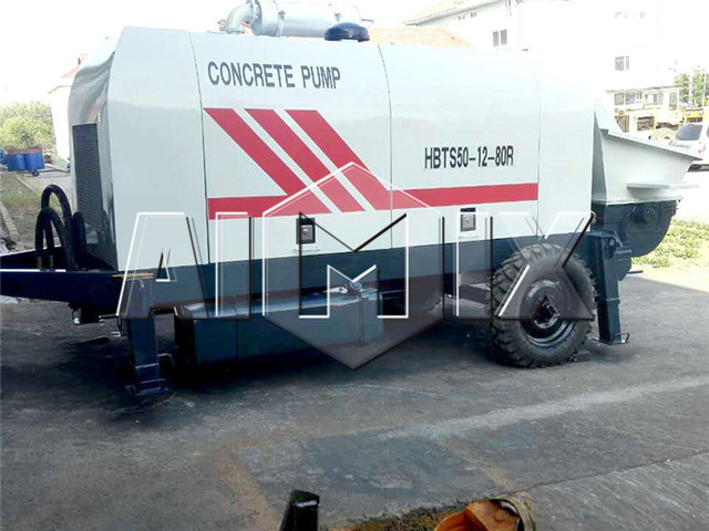 Diesel concrete pump